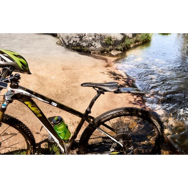 Polisport achterspatbord s-mud long op zadelbrug 16-29
