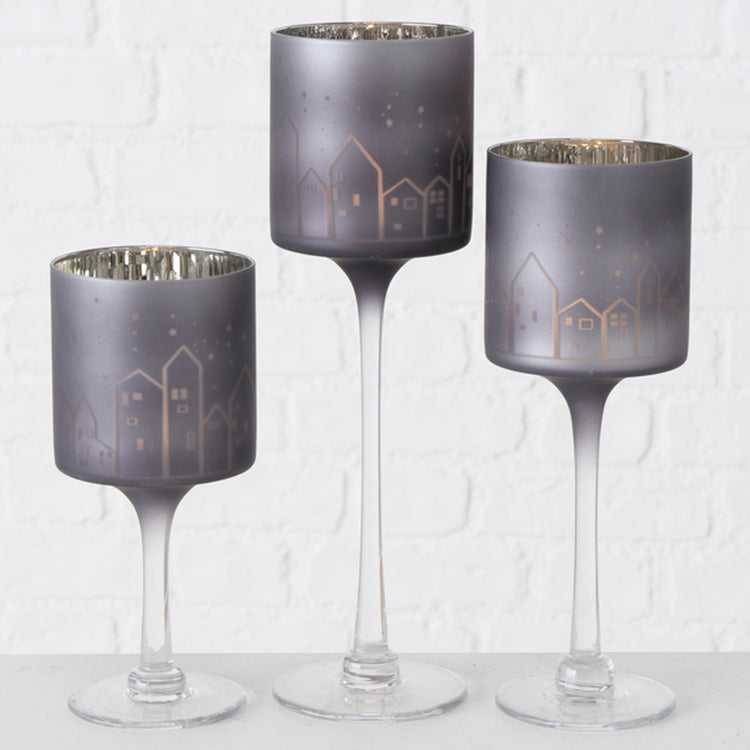 Boltze home windlicht manou, 3 delig