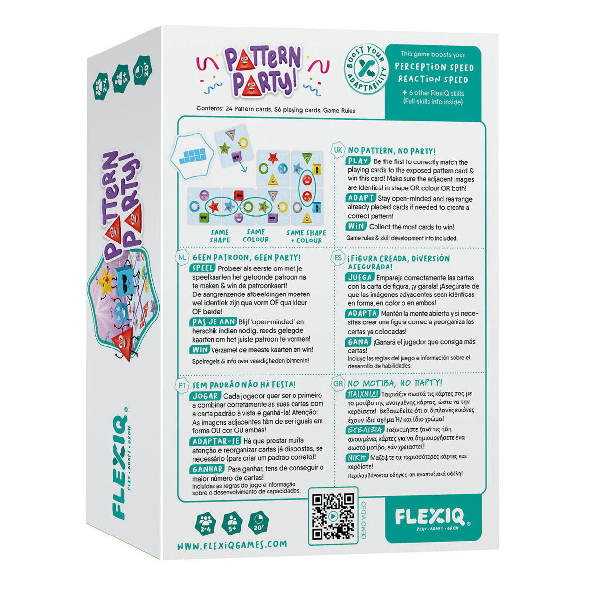 Flexiq pattern party! kaartspel