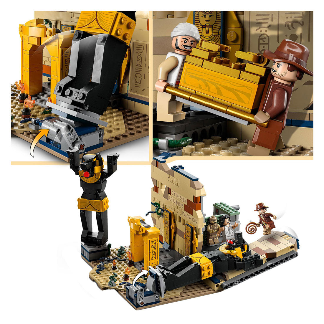 Lego indiana jones - ontsnapping uit de verborgen tombe constructiespeelgoed (77013)