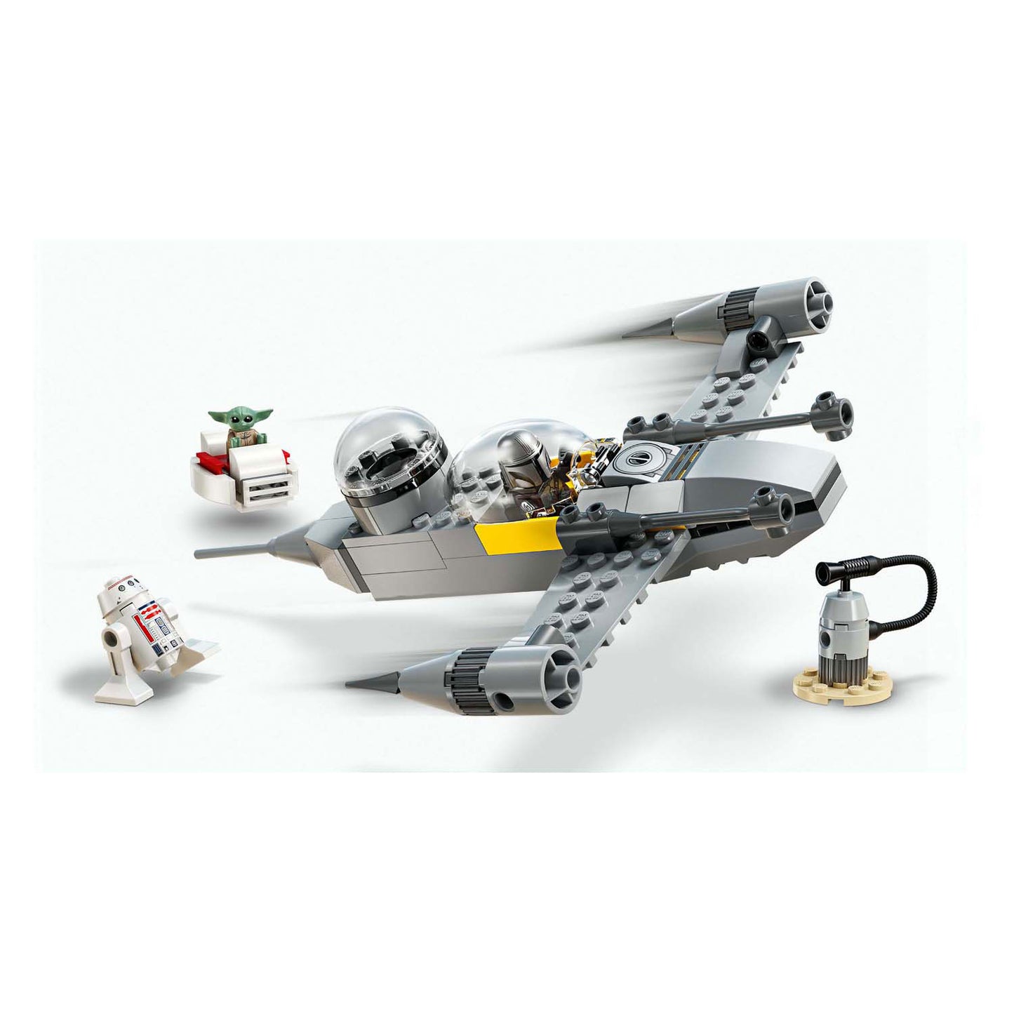 Lego star wars™ mando en grogu’s n-1 starfighter™ - 75410