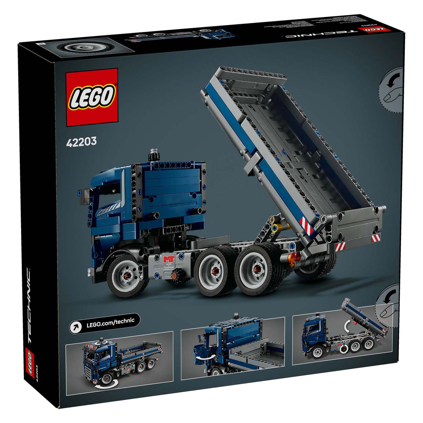 Lego ® technic vrachtwagen met kiepfunctie speelgoed - 42203