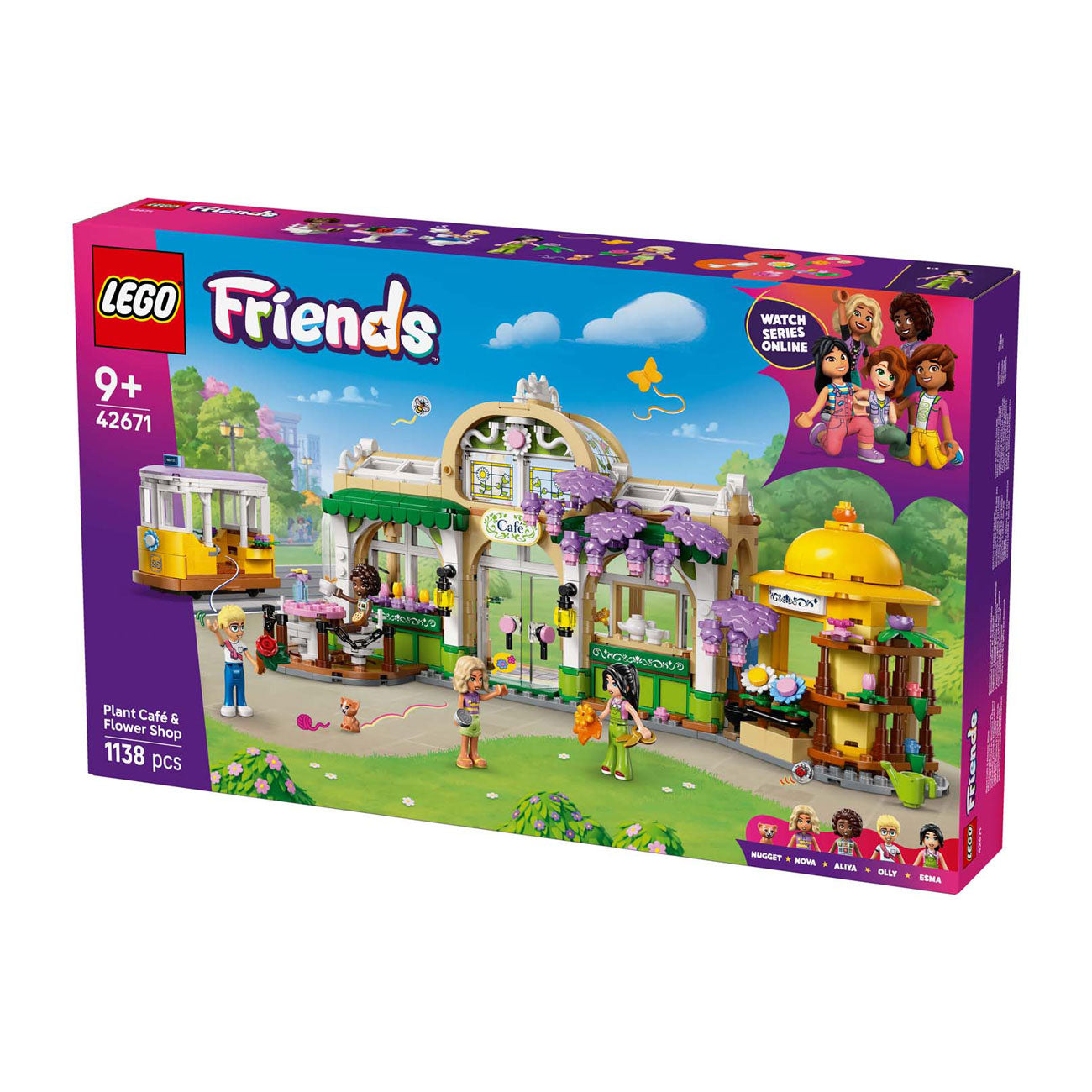Lego ® friends plantencafé en bloemenwinkel bouwset - 42671