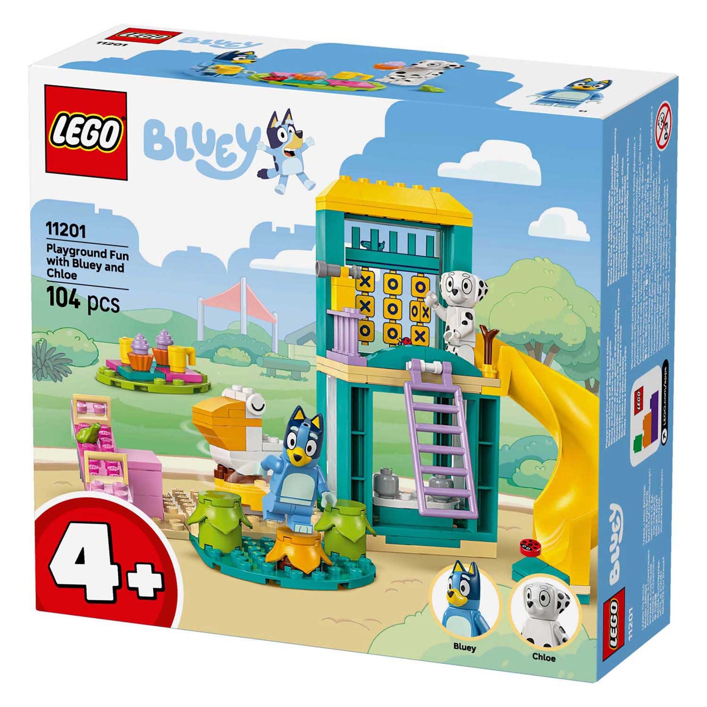 Lego ® bluey: bluey en chloé in de speeltuin bouwset - 11201