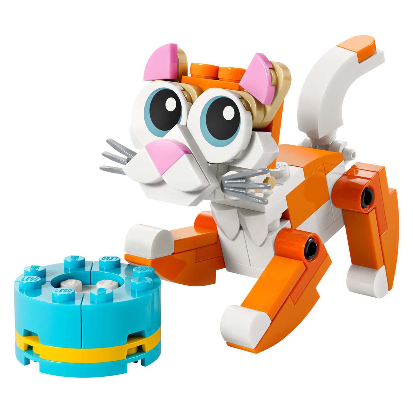 Lego 30714 bag oranje kat | 10 stuks