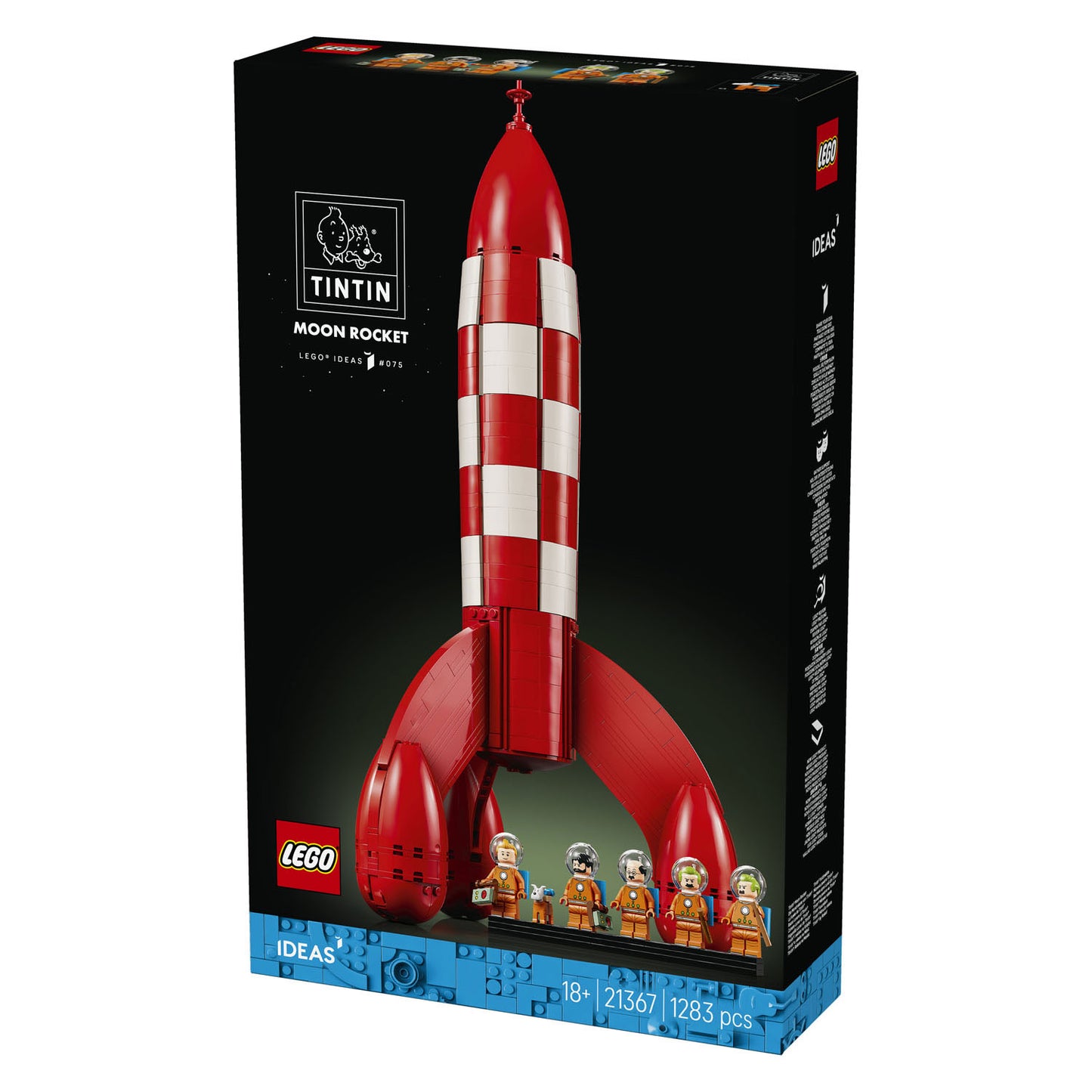 Lego ideas 21367 tintin kuifje maanraket