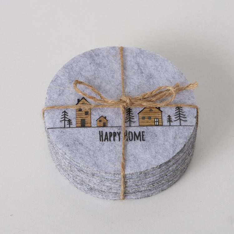 Boltze home onderzetterset homewood vilt 6 stuks