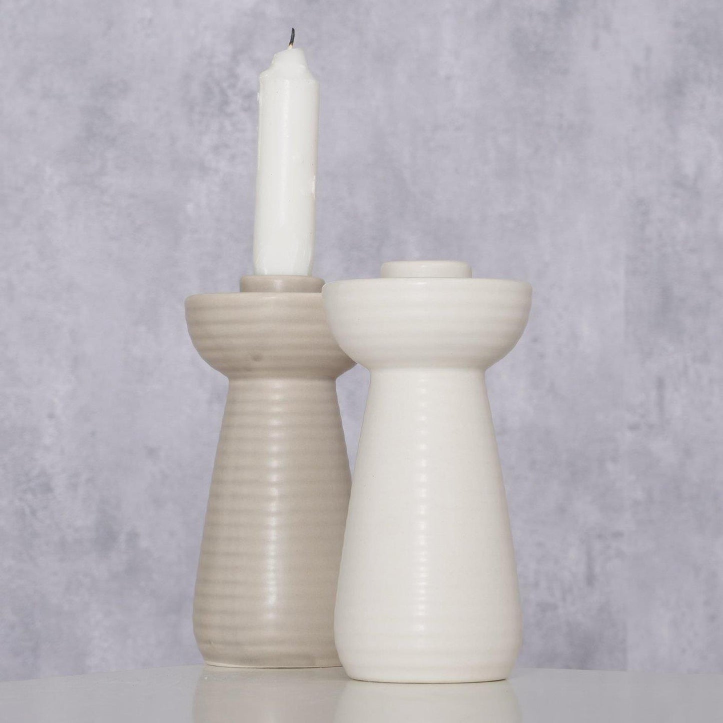 Boltze home kandelaar galina ø7xh14cm 2 assorti