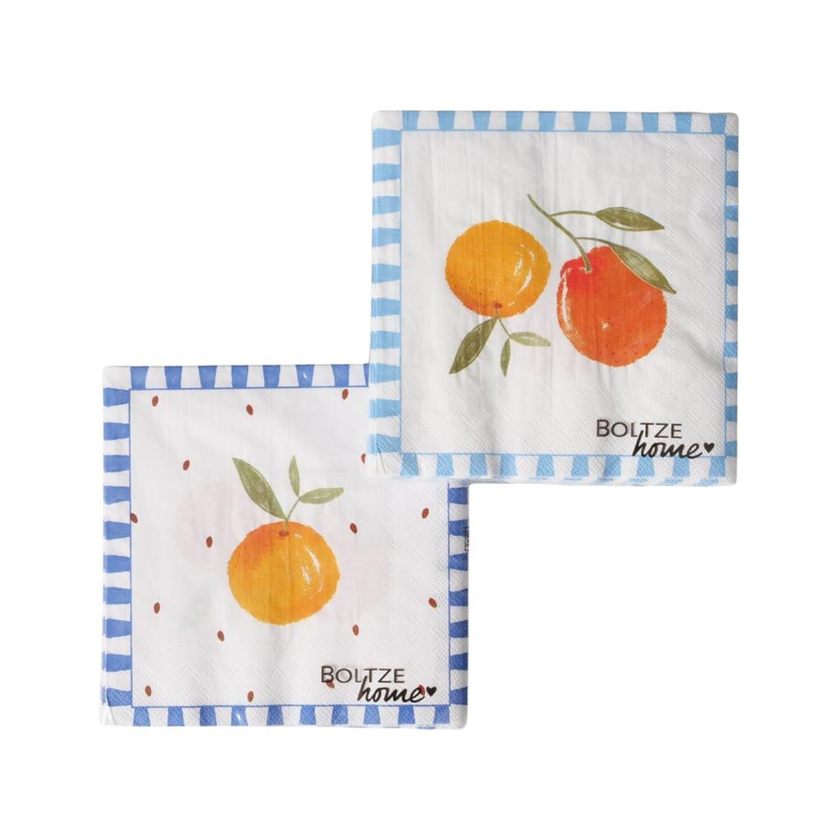 Boltze home servetten sinaasappel 20-delig papier fsc 33x33cm