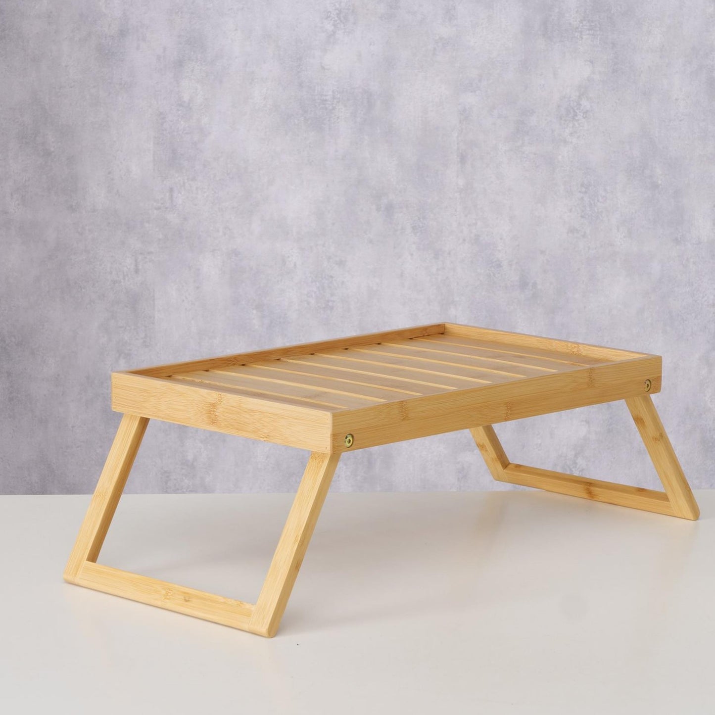 Boltze home bed-dienblad gobi 66x31,5x20,5cm bamboe