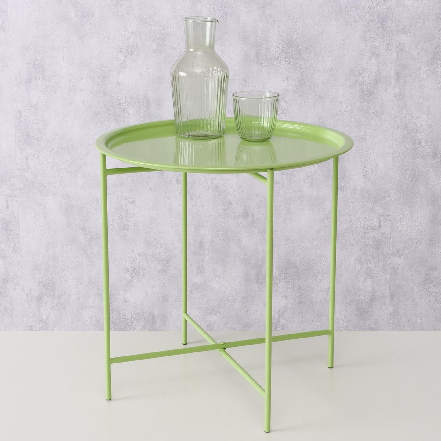 Boltze home bijzettafel rocko h47cm dia 46cm