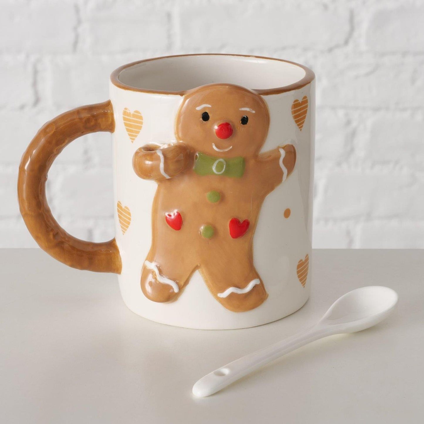 Boltze home jumbo-mok ginger 520ml ø9,2xh12cm