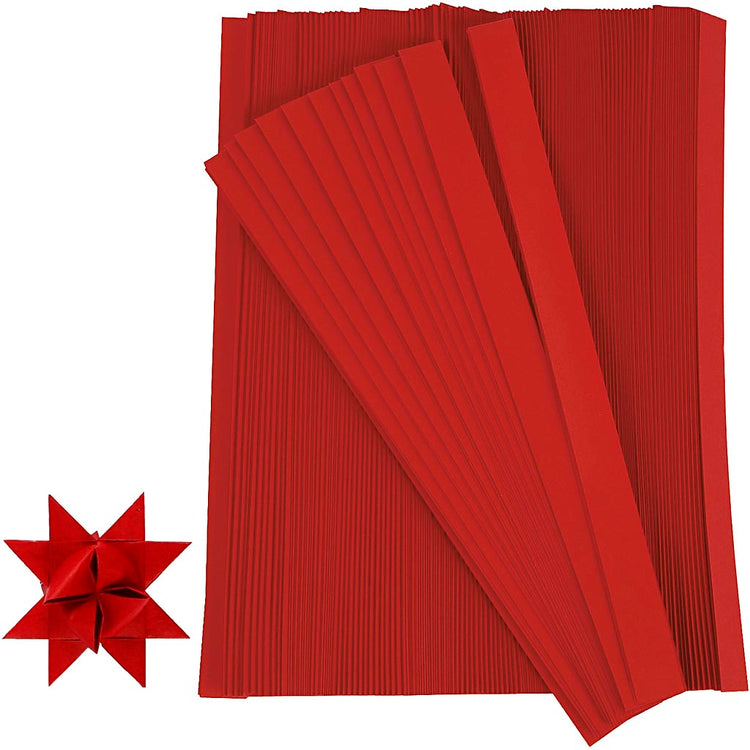 Vlechtstroken, l: 45 cm, d 4,5 cm, b: 10 mm, rood, 500 stroken 1 doos