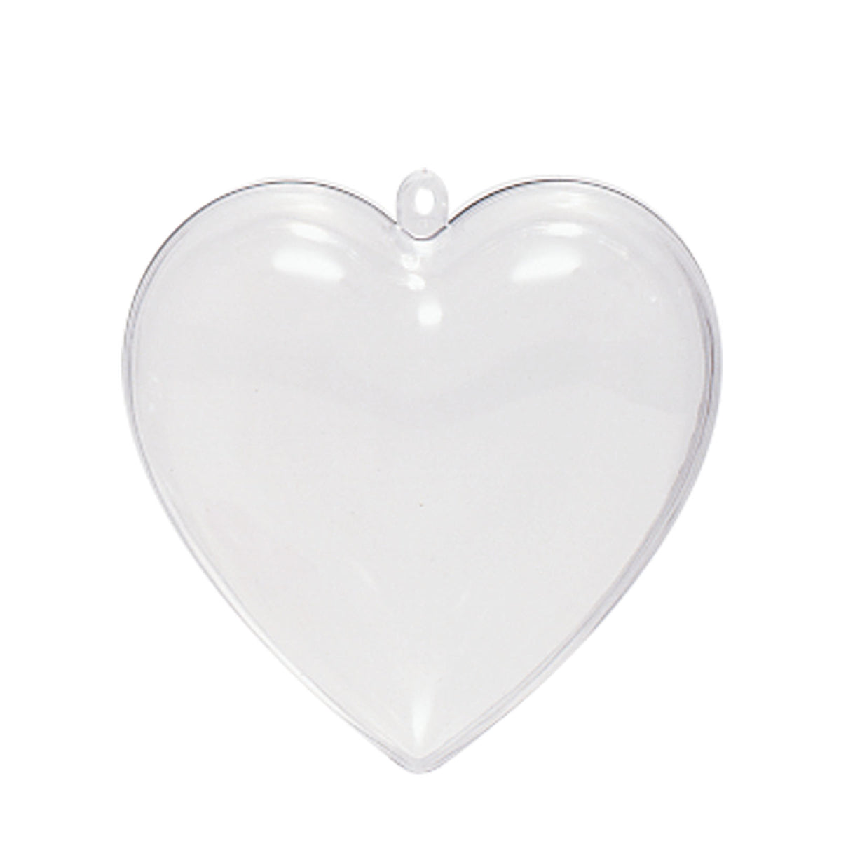 Vaessen creative • plastic hart 2-delig 10cm 200pcs