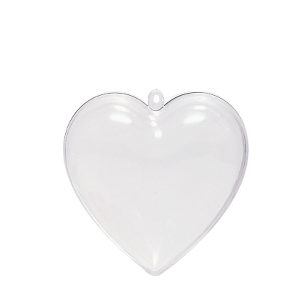 Vaessen creative • plastic hart 2-delig 8cm 5pcs