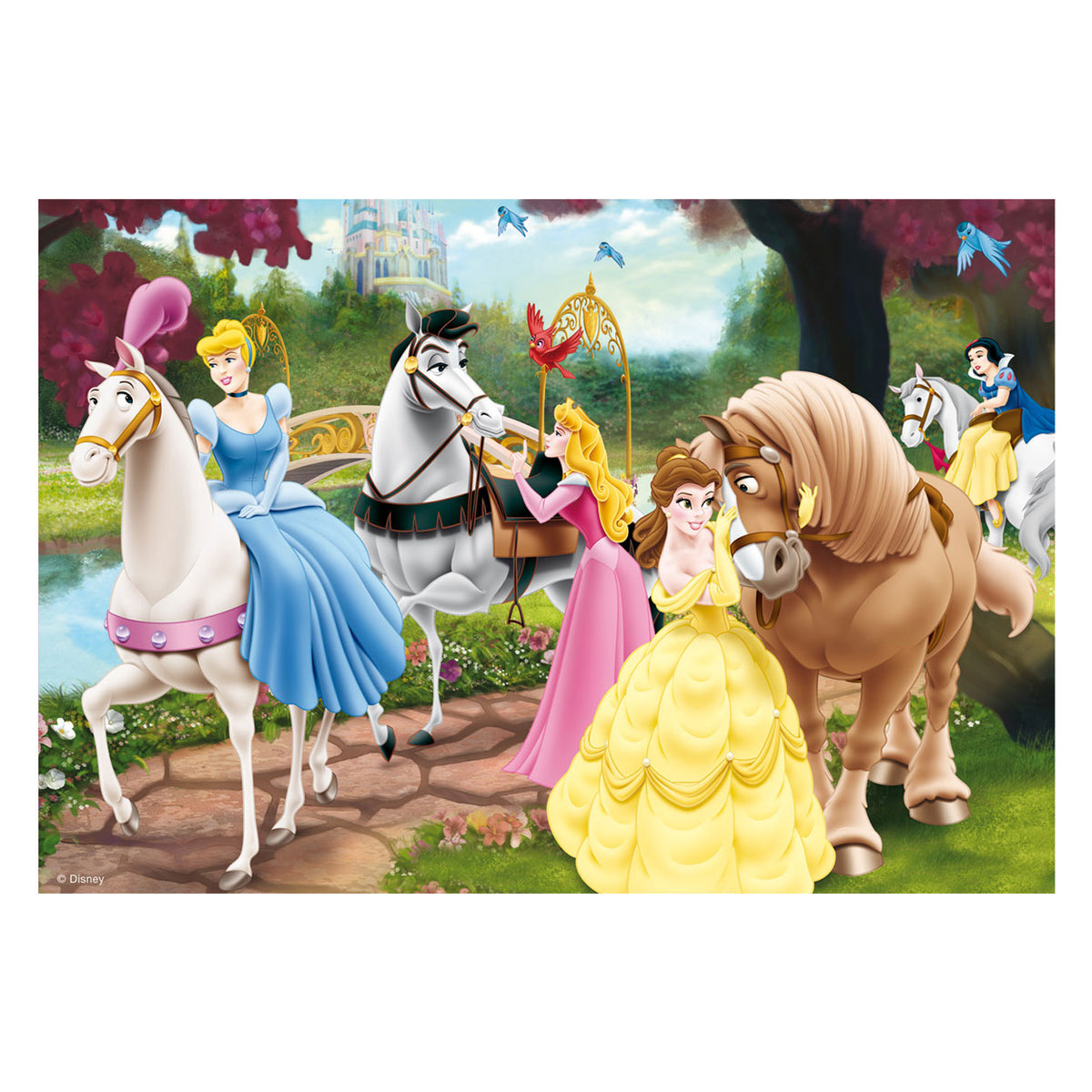 Ravensburger puzzel disney princess betoverende prinsessen - 2x24 stukjes - kinderpuzzel
