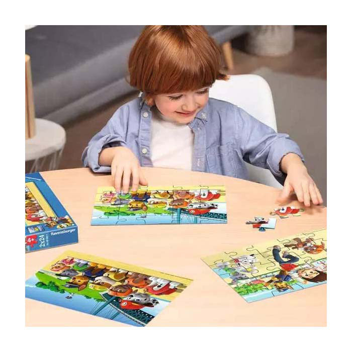 Ravensburger paw patrol dappere honden puzzel 2x24 stukjes
