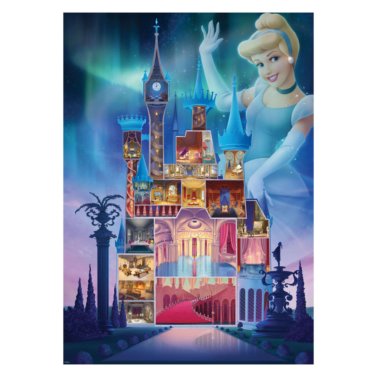 Ravensburger Castles Cinderella Legpuzzel, 1000st.
