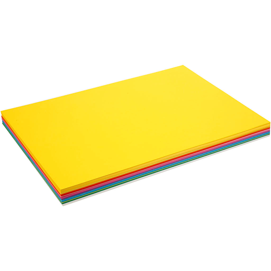 Lentekarton, a2, vel 420x594 mm, 180 gr, diverse kleuren, 300 div vellen 1 doos