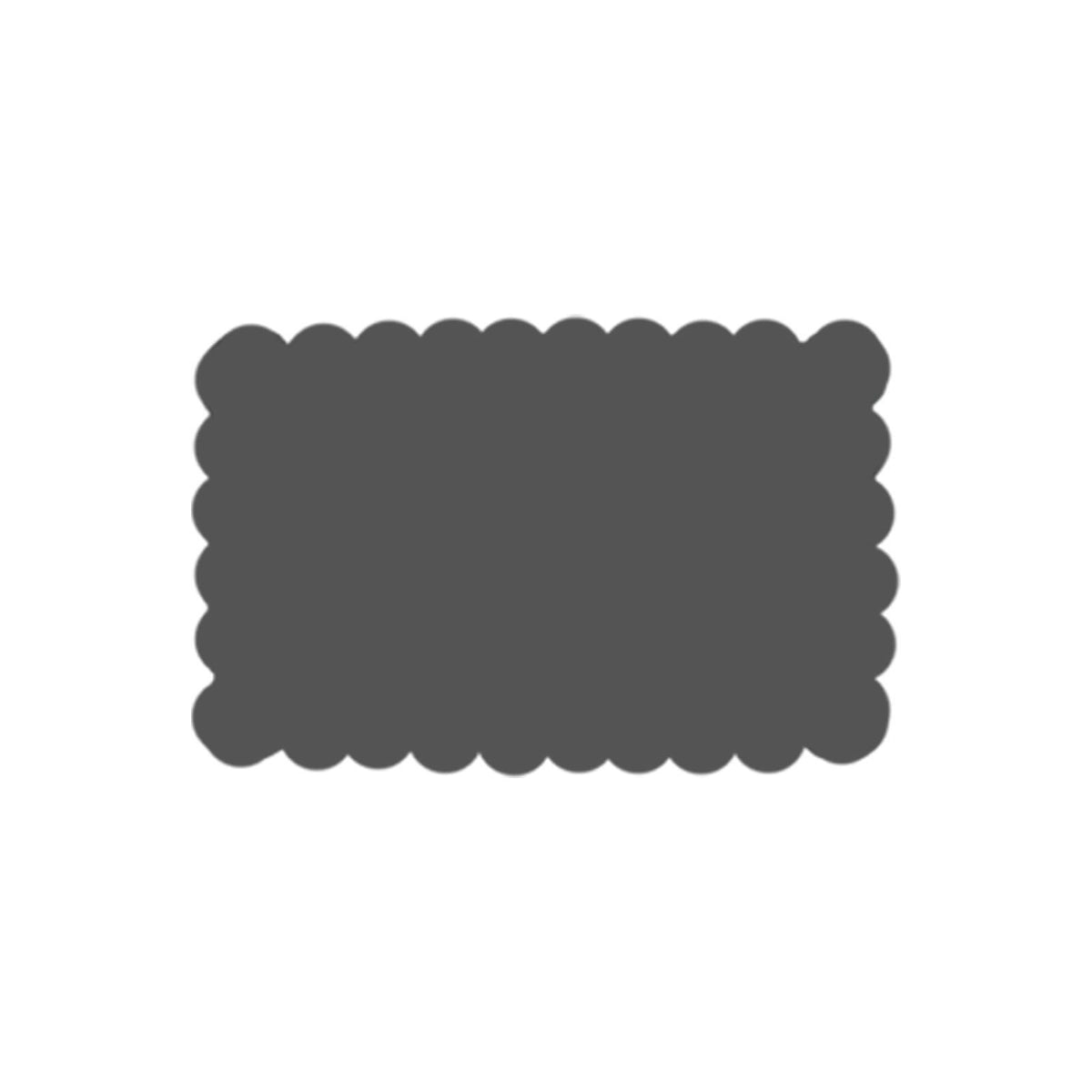 Vaessen creative • figuurpons rechthoek schulp small