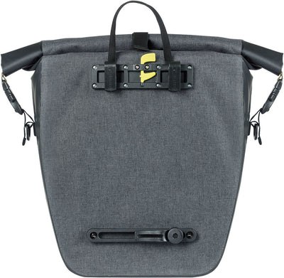 Basil Navigator Storm fietstas L - sportieve en functionele enkele fietstas - waterdicht - zwart