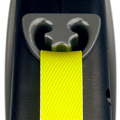 Flexi rollijn giant tape neon zwart geel