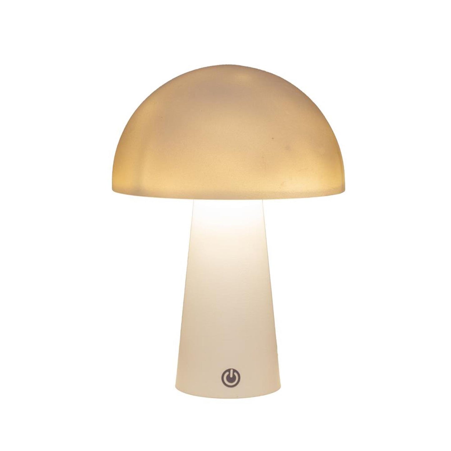 Anna's collection led tafellamp rond wit 15x15x21cm draadloos inclusief usb kabel