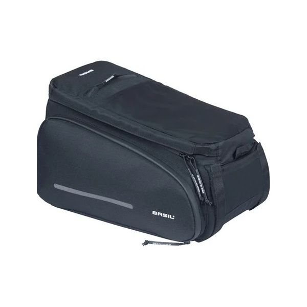 Basil gepäckträgertasche move trunkbag move velcr strap fastening black