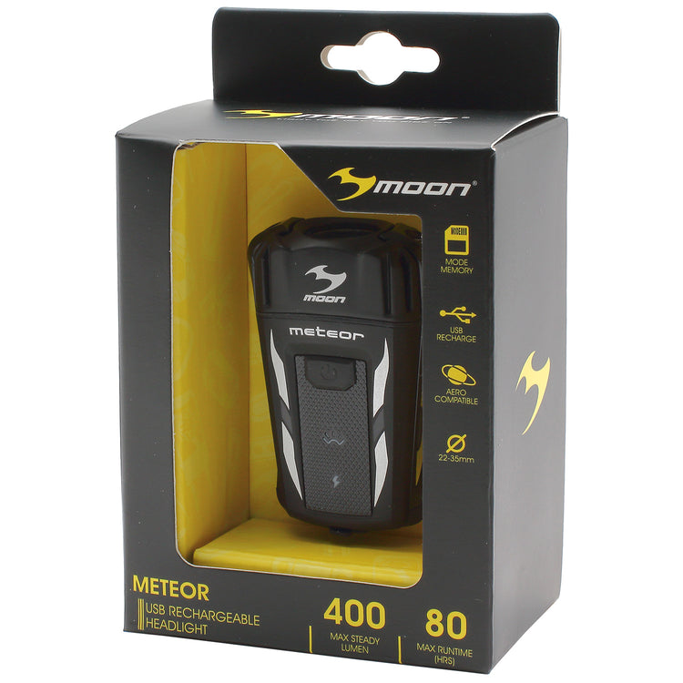 Moon meteor rechargeable battery front light