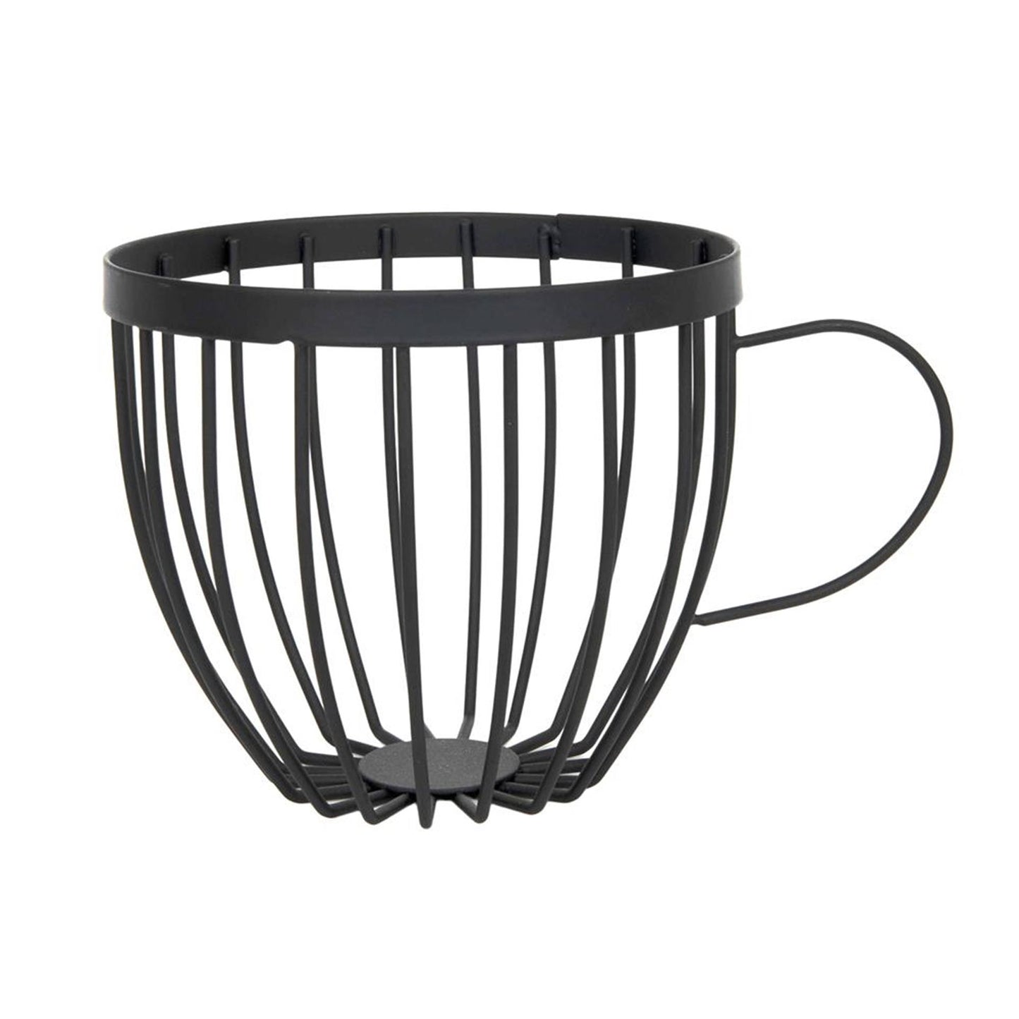 Koffiecuphouder draad koffiekop ø15x12,8cm