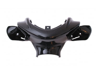 Edge stuurkap yamaha aerox, mbk nitro tot bj. 2014 zwart metallic