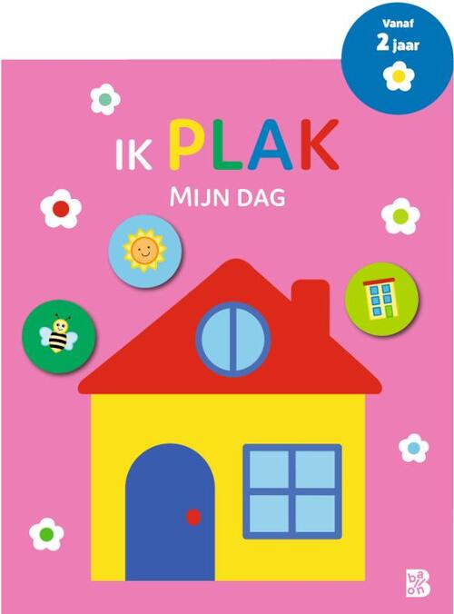 De ballon stickerboek peuters ik plak - mijn dag