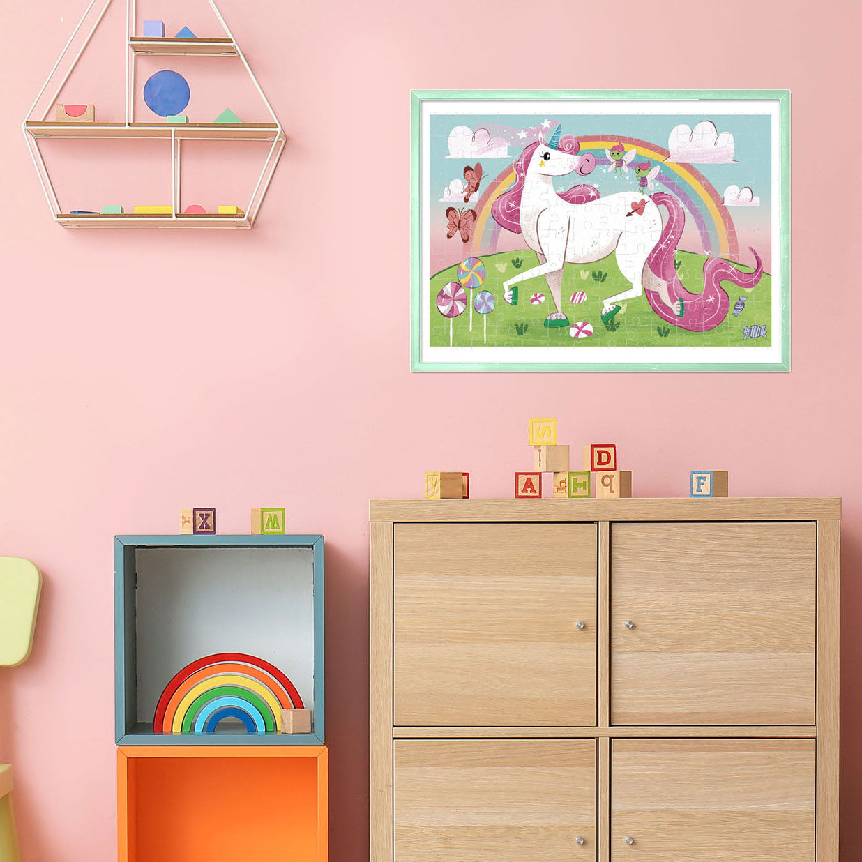 Clementoni puzzel 104pcs i believe in unicorns brilliant