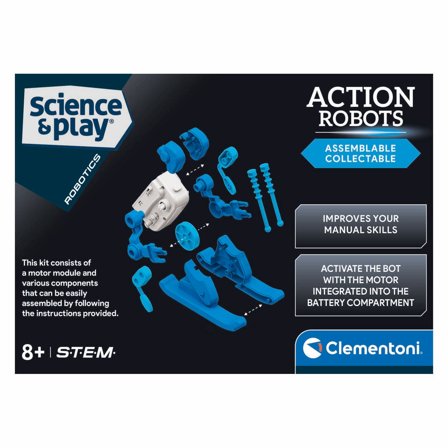 Clementoni wetenschap spel action robots - skiër