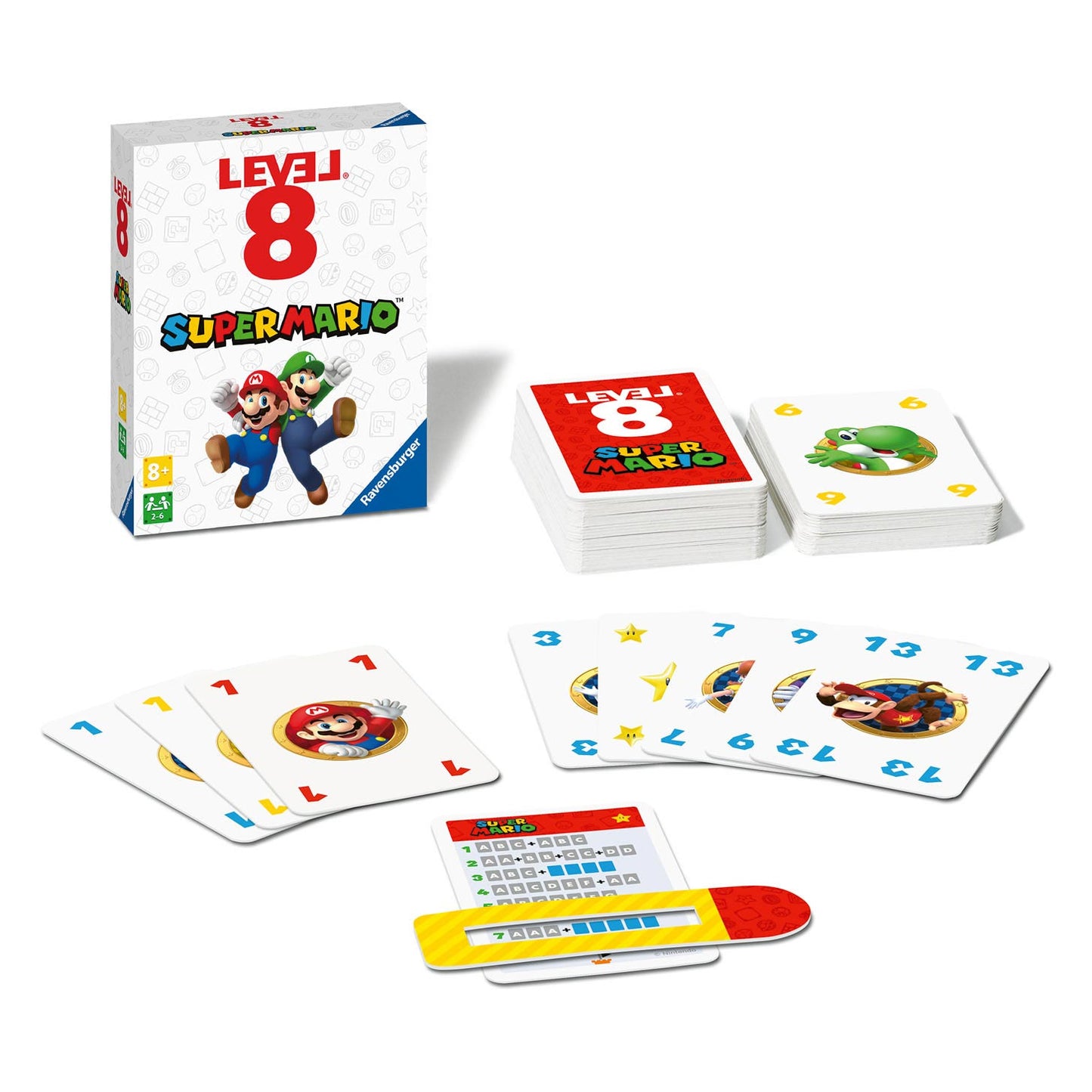 Ravensburger nintendo super mario level 8 - nederlands kaartspel
