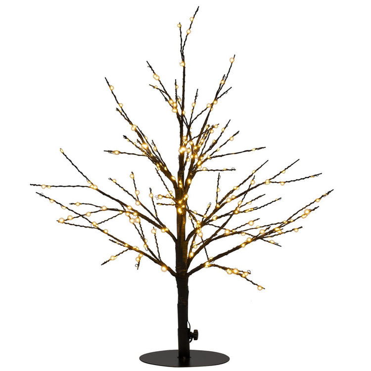 Anna's collection verlichte boom 240led classic warm h60cm met flits functie, dimmer en 8uur timer ip44