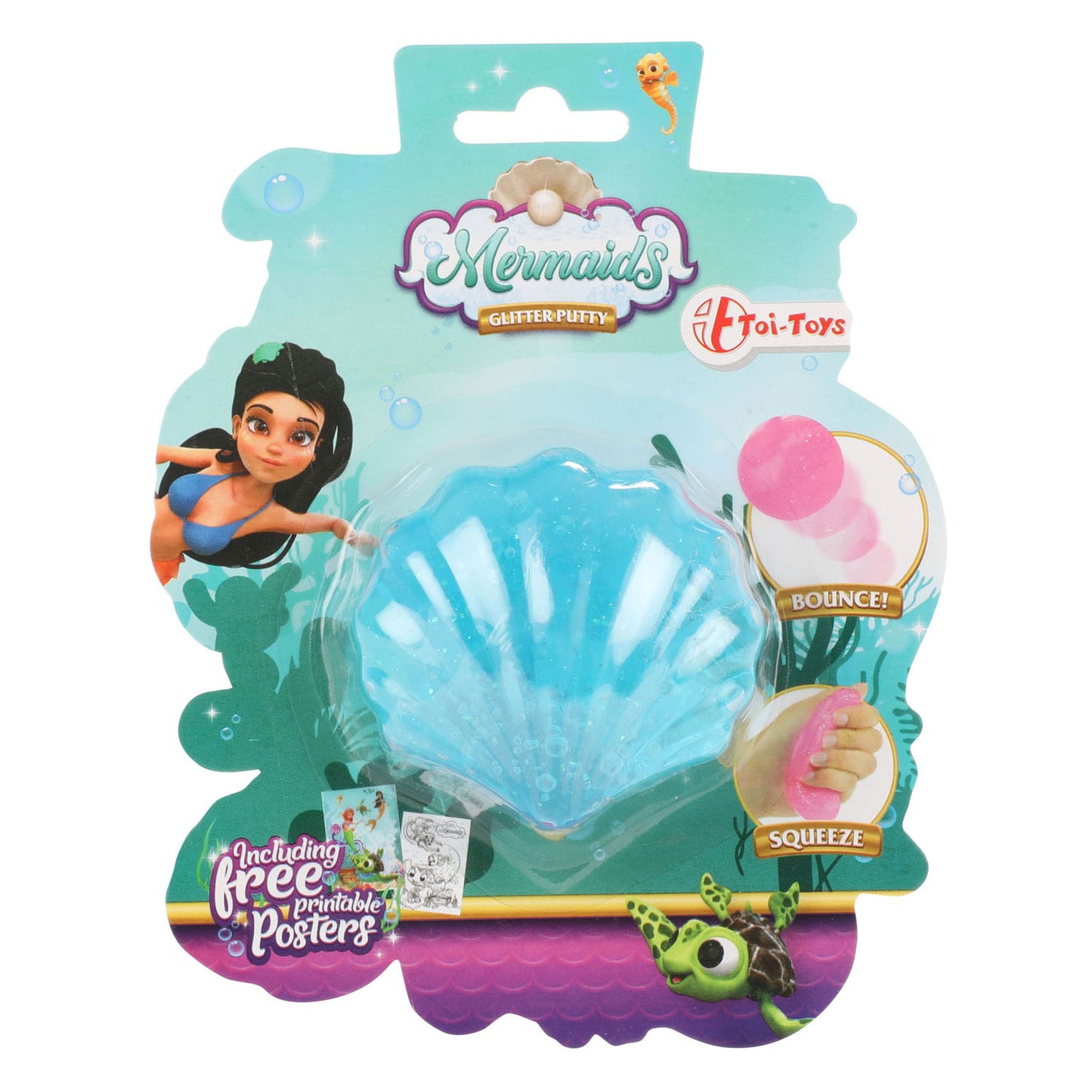 Toi-toys anti stress stuiter schelp