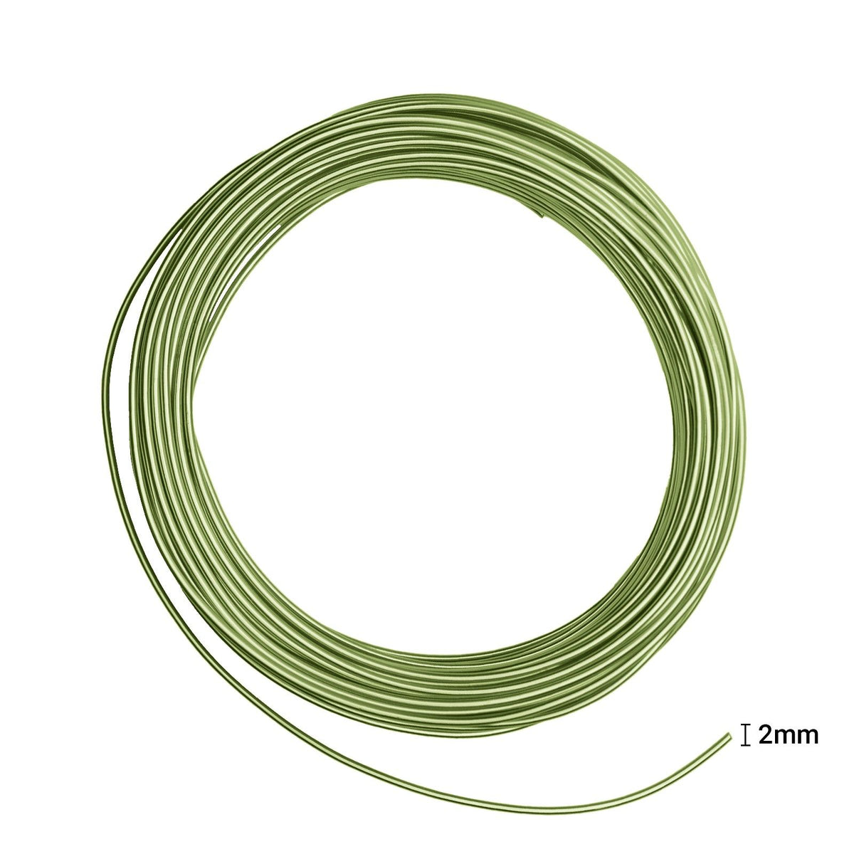Vaessen creative • aluminiumdraad 500g 37mx2,5mm apple green
