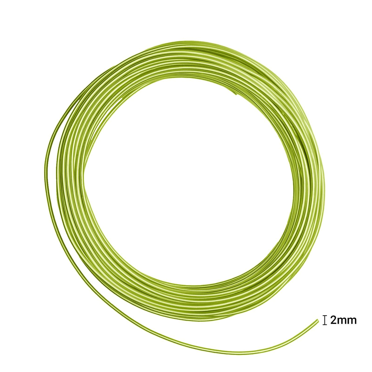 Vaessen creative • aluminiumdraad 500g 37mx2,5mm mint green