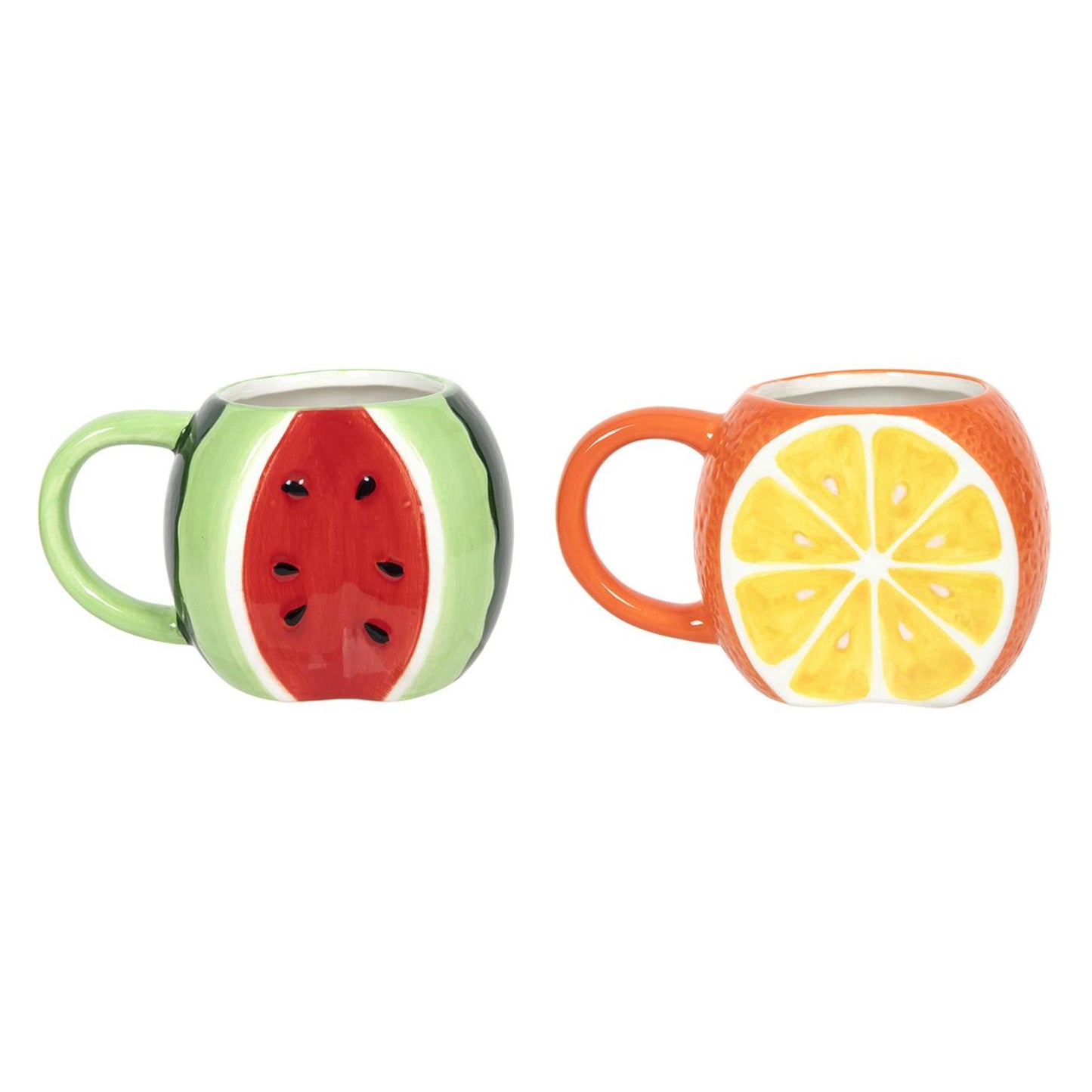 Beker fruit meloen of sinaasappel 8,5cm