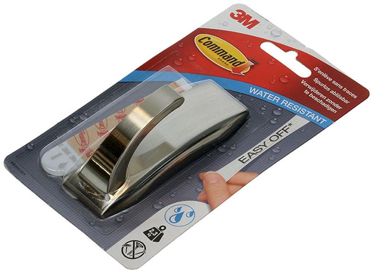 3m 1006160 - grote metalen haak modern n | 5 stuks