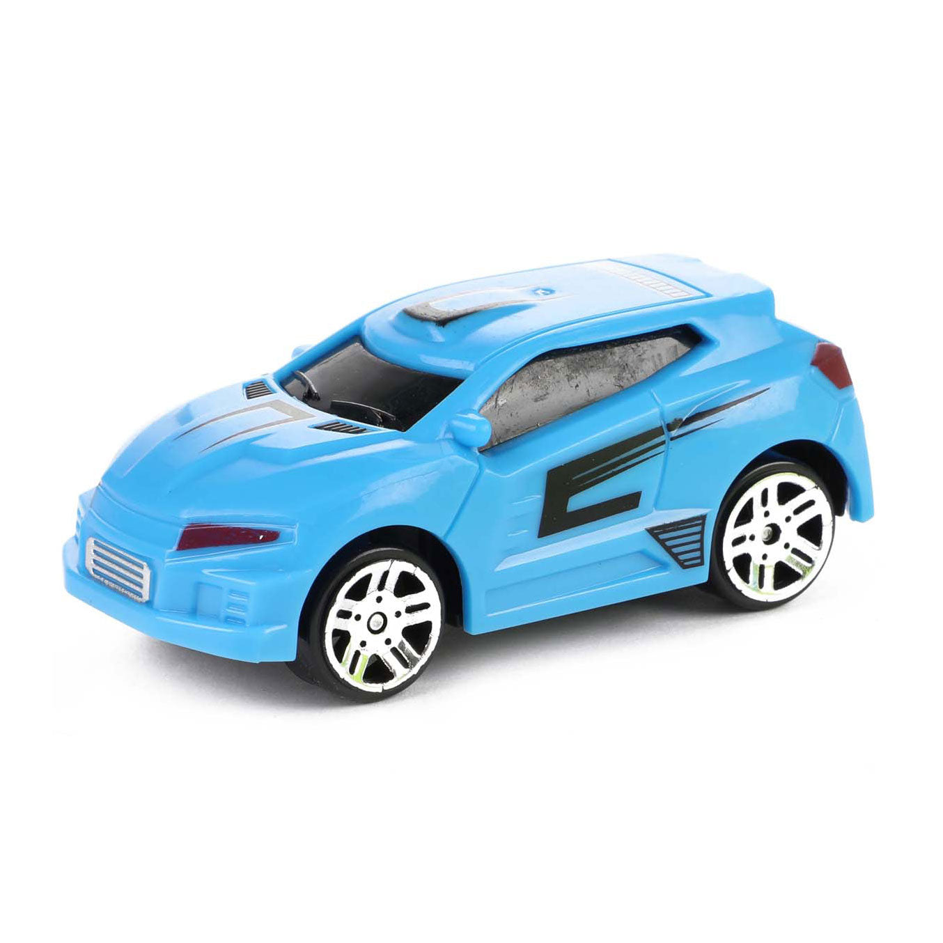 Toi-toys turbo racers verzamelkoffer met auto's en speelkleed, 6dlg.