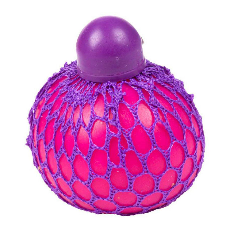 Toi-toys fun knijpbal neon mesh, 6 cm