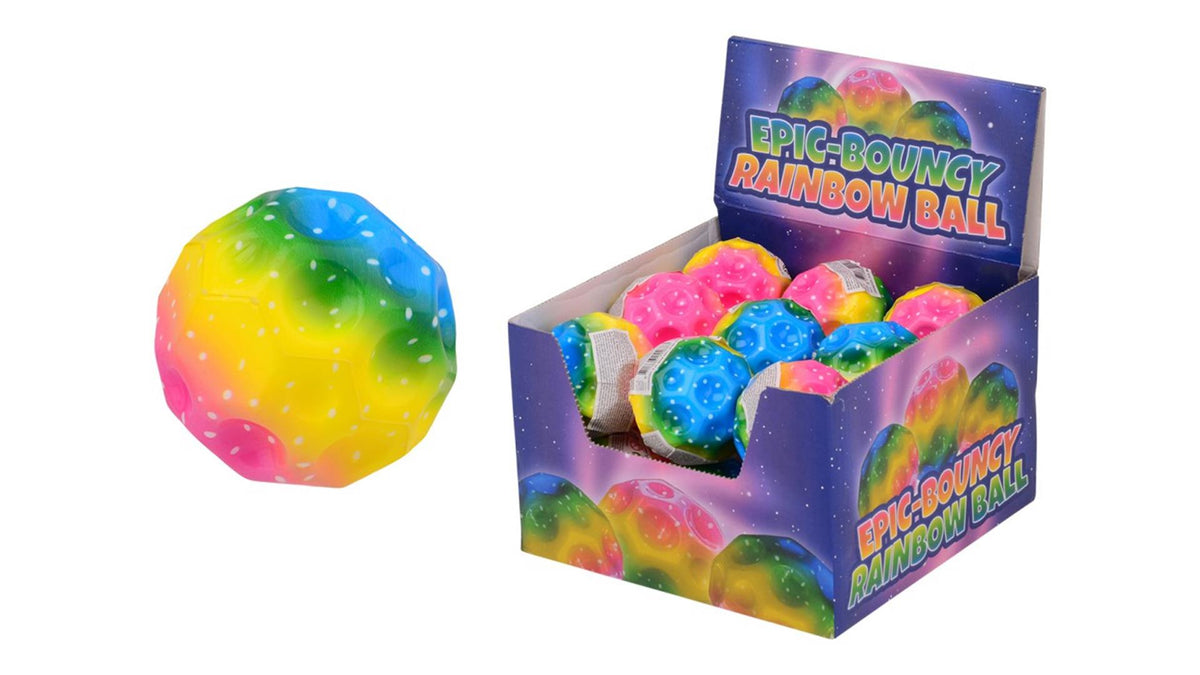 Johntoy stuiterende regenboog maan