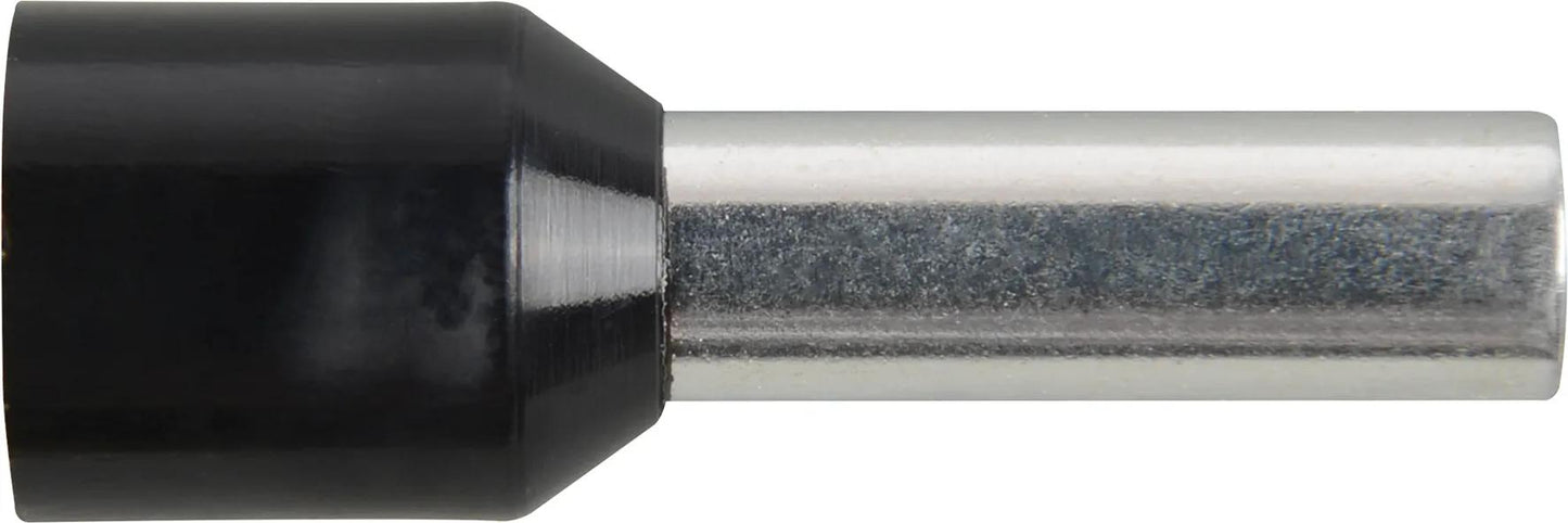 Herth+buss wire end ferrule black l1 20mm