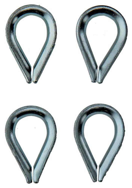 Mack 1008503 - 4 kousen 3,5mm verzinkt | 10 stuks