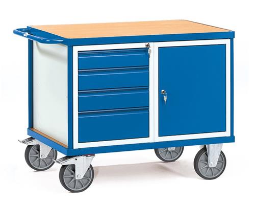 Fetra zware tafelwagen 1050x700mm - 600kg