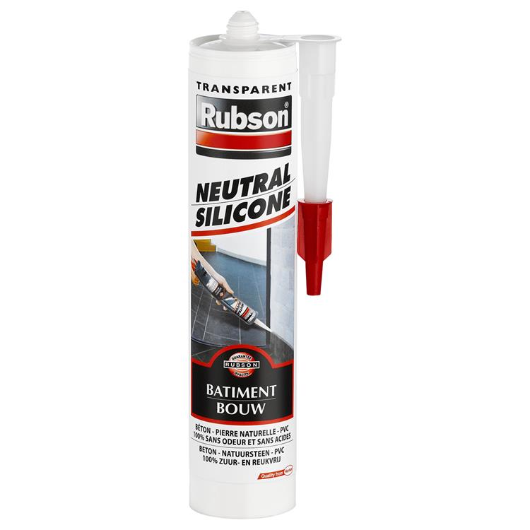 Rubson 1002405 - bouwkit transparant 280ml | 6 stuks