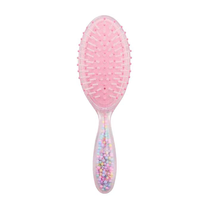 Johntoy roze haarborstel voor kinderen - eenhoorn fee - 21x5x4cm