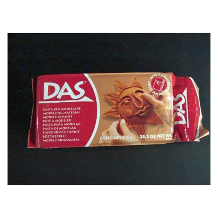 Das klei terracotta - zelfhardende klei van 1 kg voor boetseren